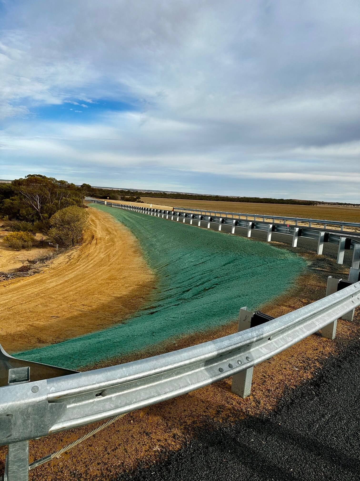 Flexterra Roadside Stabilisation